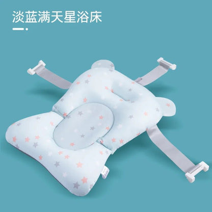 Wellness Foldable Baby Bath tub Seat Support Mat White Colour