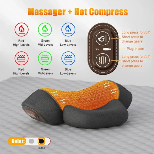 Massage Therapy Electric Massager Cervical Pillow Vibration Massage