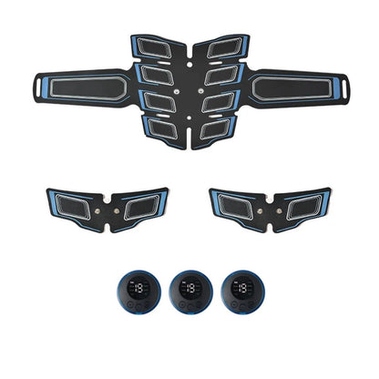 Fitness EMS Abdominal Muscle Stimulator High-Quality ABS Package include shown USB rechargeable Pads