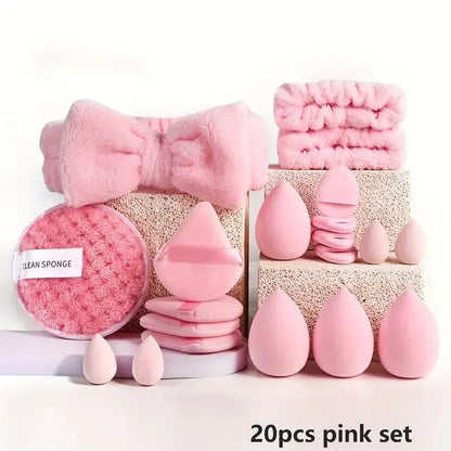 Soft Pink Makeup Brush Set for Flawless Application