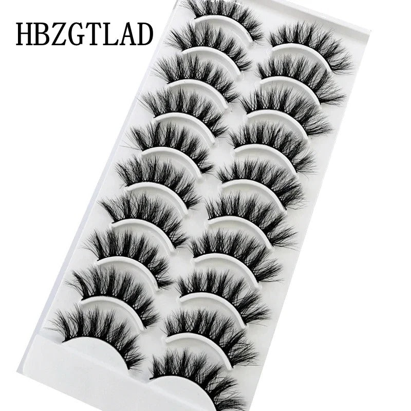 Jem Wellness Collection Voluminous 3D Mink Eyelashes for a Bold, Dramatic Look Picture of 10 pairs eyelash