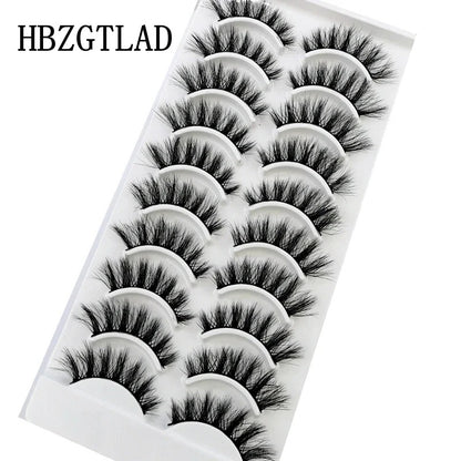 Jem Wellness Collection Voluminous 3D Mink Eyelashes for a Bold, Dramatic Look Picture of 10 pairs eyelash