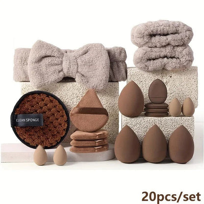 Soft Pink Makeup Brush Set for Flawless Application