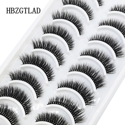 Jem Wellness Collection Voluminous 3D Mink Eyelashes for a Bold, Dramatic Look Picture of 10 pairs eyelash