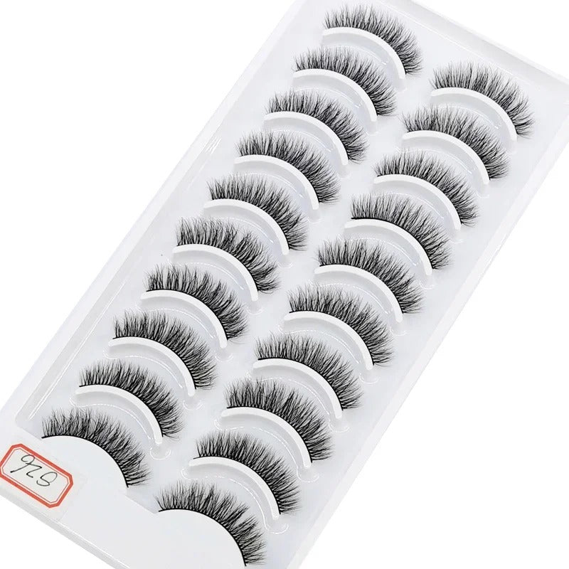 Jem Wellness Collection Voluminous 3D Mink Eyelashes for a Bold, Dramatic Look Picture of 10 pairs eyelash