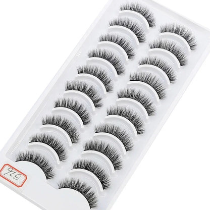 Jem Wellness Collection Voluminous 3D Mink Eyelashes for a Bold, Dramatic Look Picture of 10 pairs eyelash