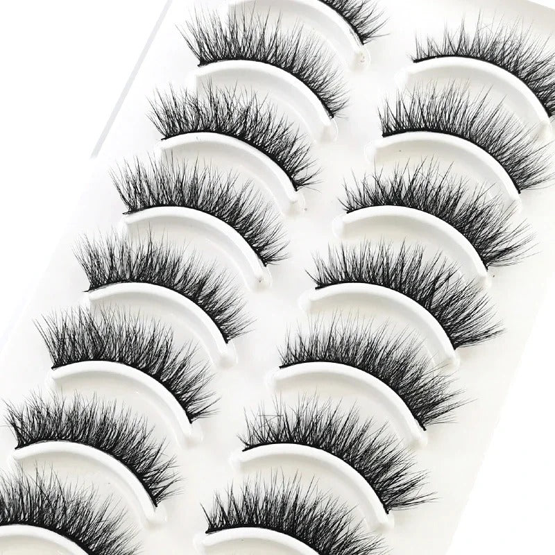 Jem Wellness Collection Voluminous 3D Mink Eyelashes for a Bold, Dramatic Look Picture of 10 pairs eyelash