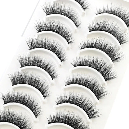 Jem Wellness Collection Voluminous 3D Mink Eyelashes for a Bold, Dramatic Look Picture of 10 pairs eyelash