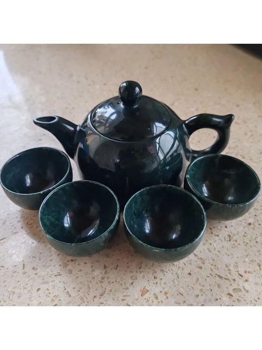 Massage Therapy Accessories Tibetan Medical King Stone Teacup