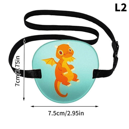 Health care products Medical Cute Children Eye Patch all 6 choice of drawing eye patch shown (left eye)