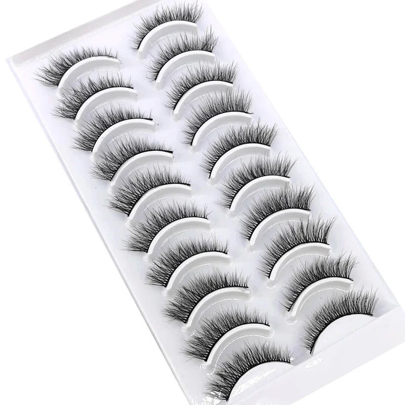 Jem Wellness Collection Voluminous 3D Mink Eyelashes for a Bold, Dramatic Look Picture of 10 pairs eyelash