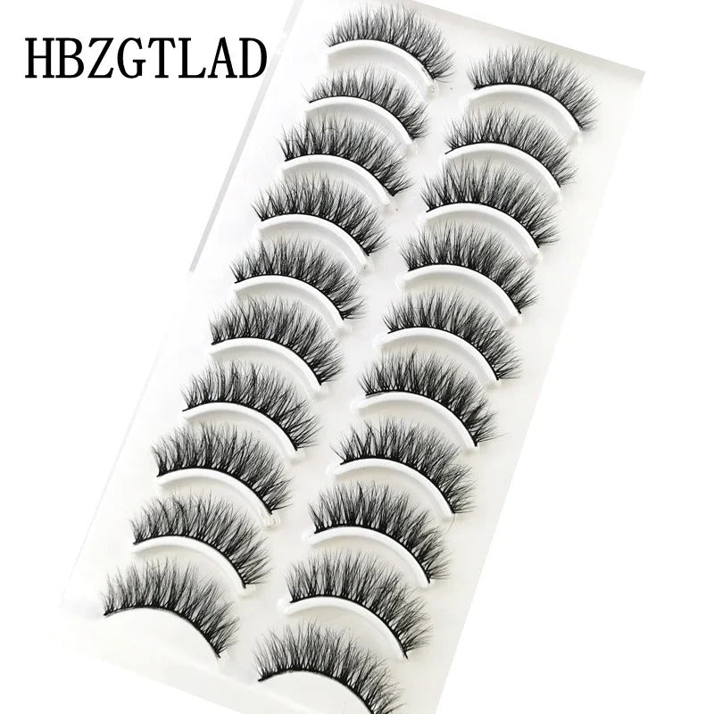 Jem Wellness Collection Voluminous 3D Mink Eyelashes for a Bold, Dramatic Look Picture of 10 pairs eyelash
