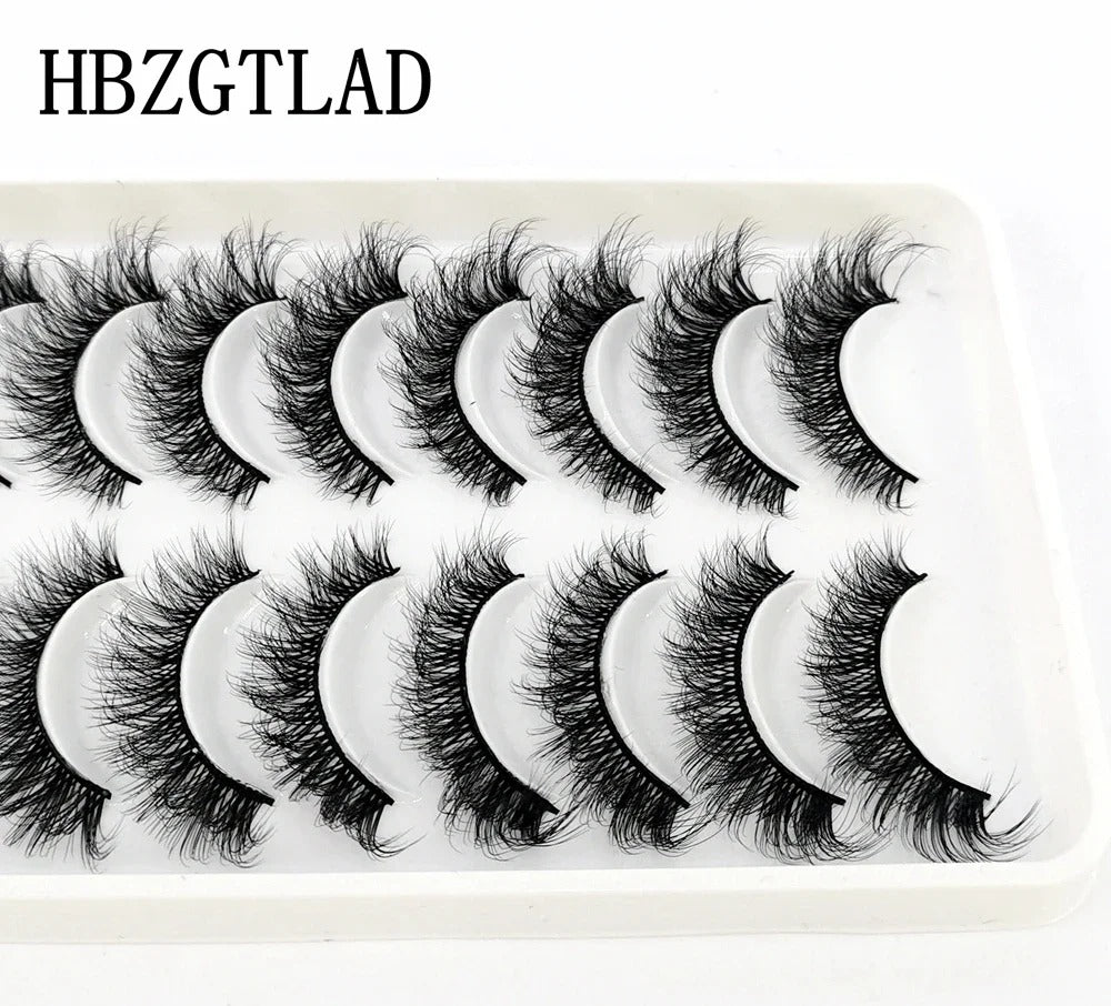 Jem Wellness Collection Voluminous 3D Mink Eyelashes for a Bold, Dramatic Look Picture of 10 pairs eyelash