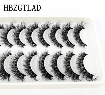 Jem Wellness Collection Voluminous 3D Mink Eyelashes for a Bold, Dramatic Look Picture of 10 pairs eyelash