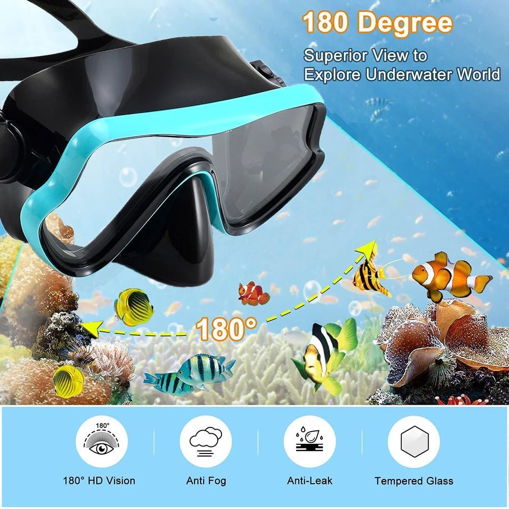 Water Sports Gear & Equipment Adult Professional Scuba Diving Masks