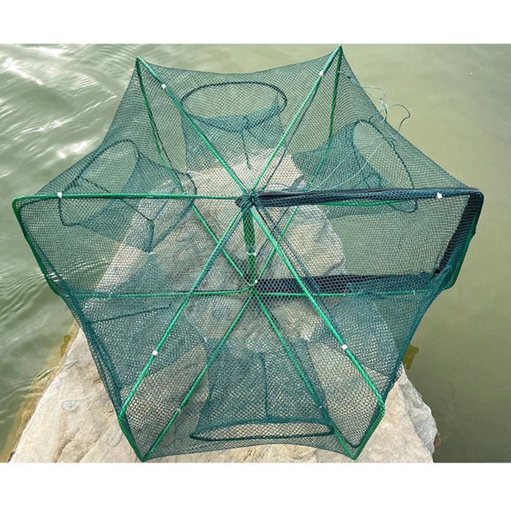 Water Sports Gear & Equipment Crayfish Fishing Net Trap – Easy & Durable Crayfish Catcher