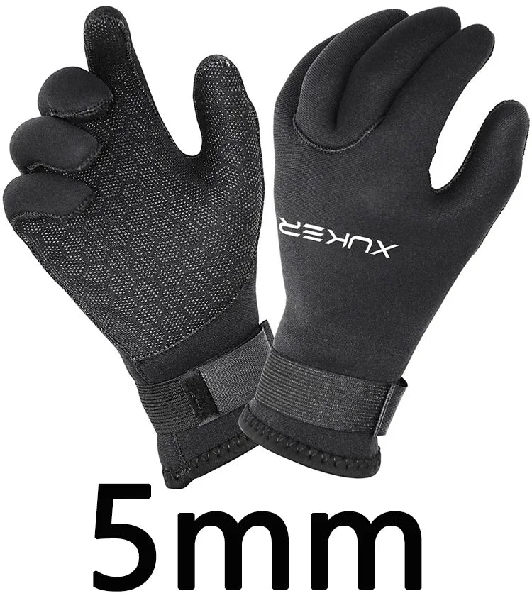 Water Sports Gear Equipment, Neoprene Scuba Diving Gloves (3 or 5 mm)