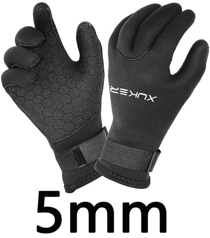 Water Sports Gear Equipment, Neoprene Scuba Diving Gloves (3 or 5 mm)