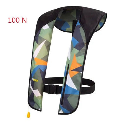 Puffy Kids' Safety Swim Life Jacket Vest Army Colour