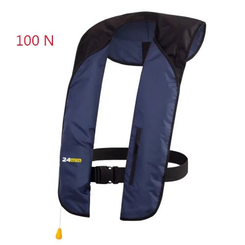 Puffy Kids' Safety Swim Life Jacket Vest Black-Navy Colour