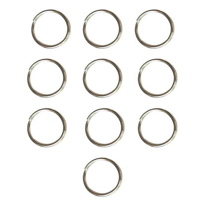 Water Sports Gear Equipment, Stainless-Steel Ring Loop for Scuba Diving (Gear 20/25/30 mm)