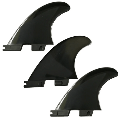 Water Sports Gear & Equipment Black/White High Quality Fibreglass Surfboard trio Fins
