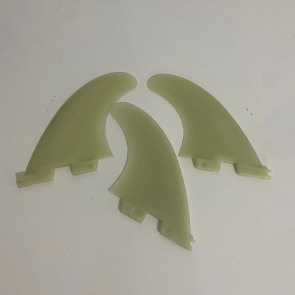 Water Sports Gear & Equipment Black/White High Quality Fibreglass Surfboard trio Fins