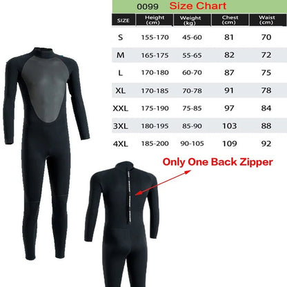 Water sports Gear & Equipment Unisex Kite Surf, Scuba Diving Wetsuit Neoprene (3 mm)