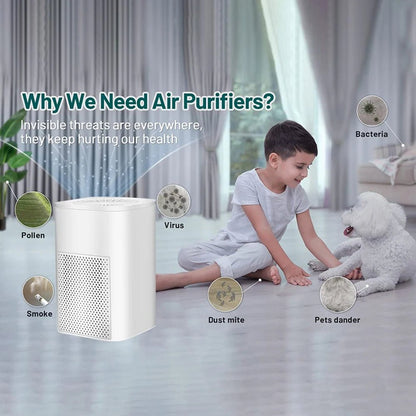 Wellness Air Purifier Filter and Ozone Generator Mini