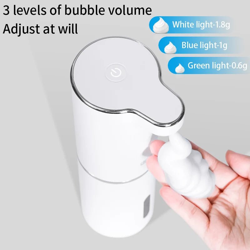 Wellness Automatic Foam Soap Dispensers White Colour offers Details 3 levels of bubble volume