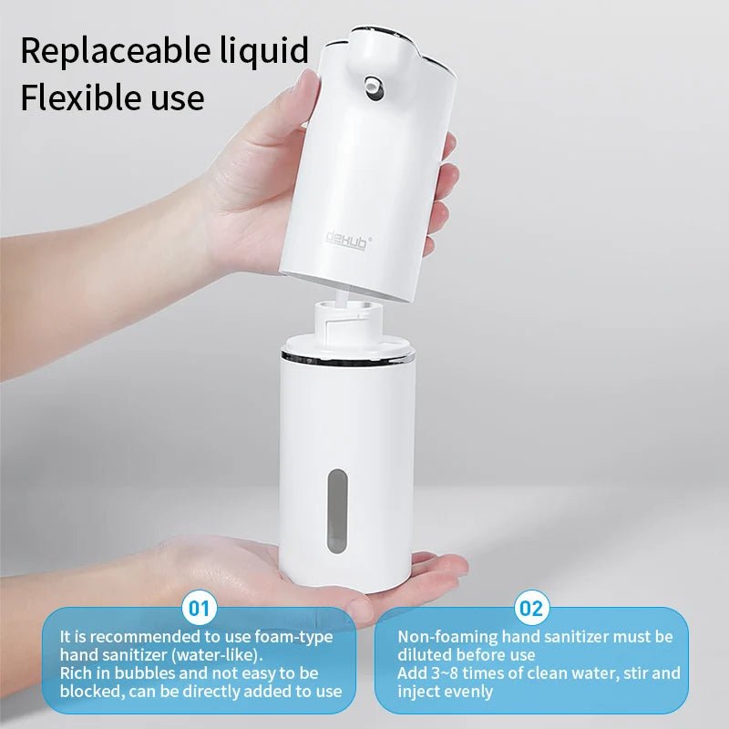 Wellness Automatic Foam Soap Dispensers White Colour offers How to replace liquid inside item