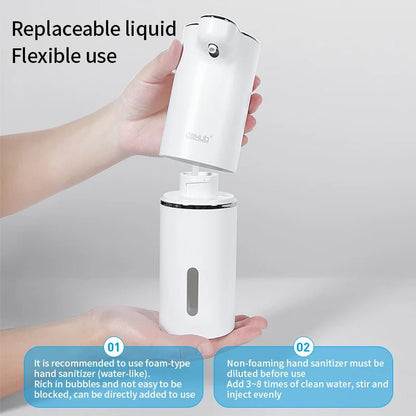 Wellness Automatic Foam Soap Dispensers White Colour offers How to replace liquid inside item