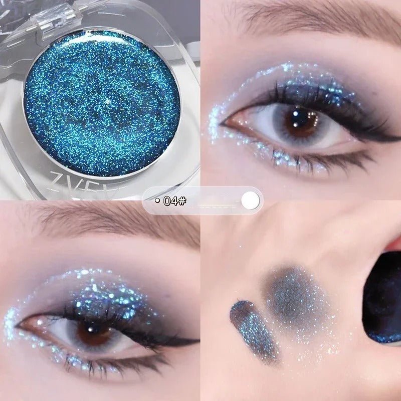Wellness Bright Monochrome Eye Shadow Colour style 1 Alexander Stone (Dark Green) Fluorescent
