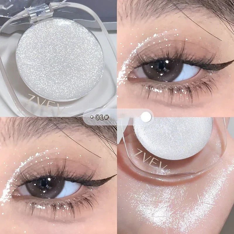 Wellness Bright Monochrome Eye Shadow Colour style 2 White Fluorescent