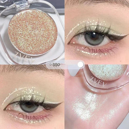 Wellness Bright Monochrome Eye Shadow Colour style 4 Skin Light Pink-Whilte Fluorescent