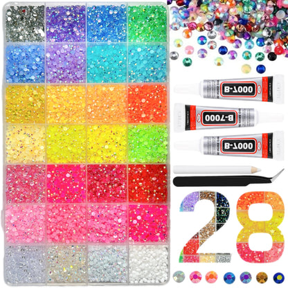 Wellness Chunky Glitter Eyeshadow Palette 28 colour offers
