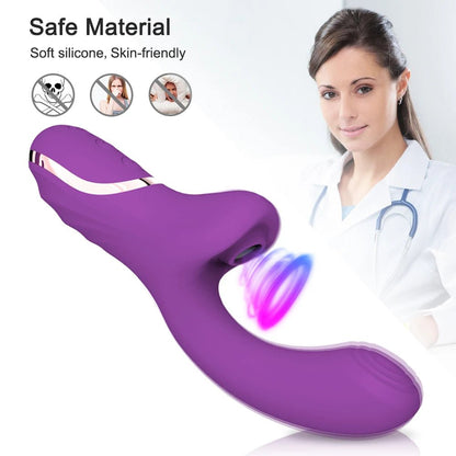 Wellness Clitoral Vibrator picture show the Purple colour vibrator, NO storage box offers, Safe Material 