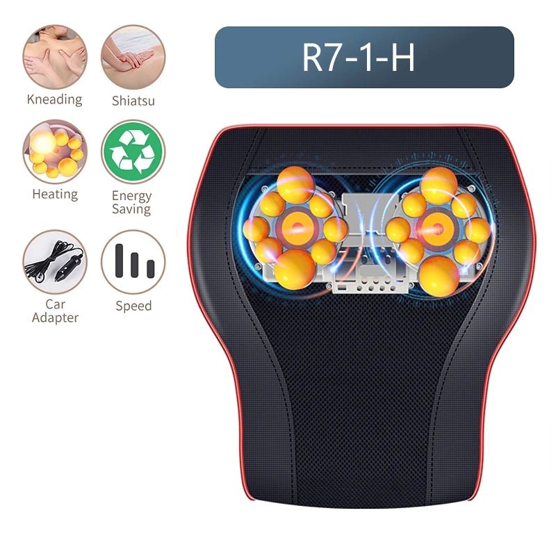 Wellness Electric Shiatsu Head Neck Cervical Traction. Pictures show all details of the product model R7-1-H