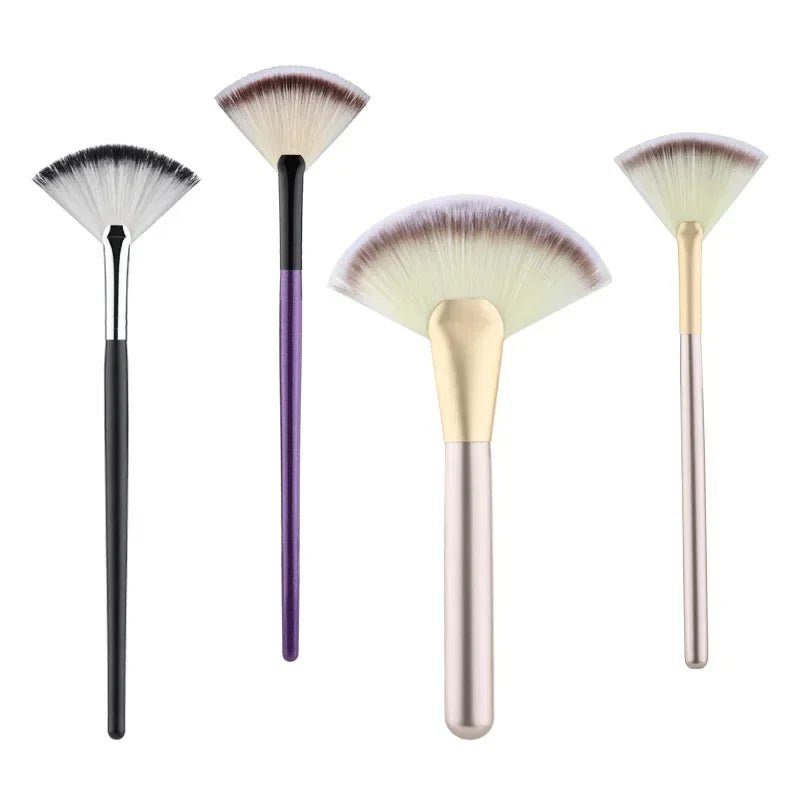 Wellness Fan-Shaped Makeup Brush 4 brush shown