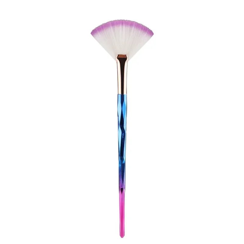 Wellness Fan-Shaped Makeup Brush Picture Brush Handle Colour S-05