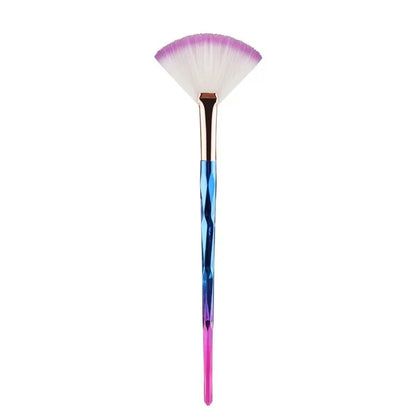 Wellness Fan-Shaped Makeup Brush Picture Brush Handle Colour S-05