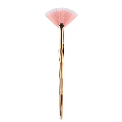 Wellness Fan-Shaped Makeup Brush Picture Brush Handle Colour S-09