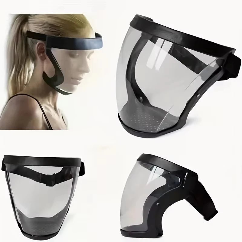 Wellness Full-Face Transparent Protection Mask,  Heat-Resistant for Safety at Work