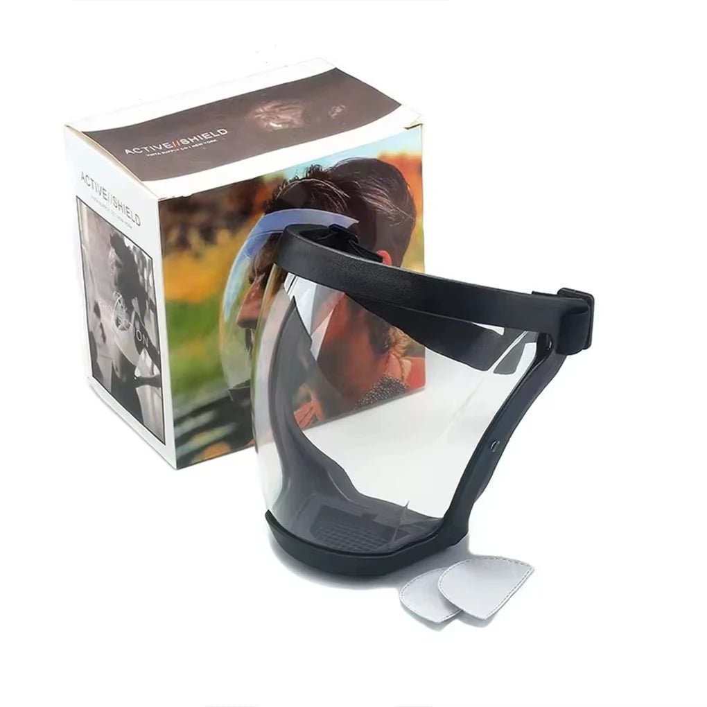 Wellness Full-Face Transparent Protection Mask,  Heat-Resistant for Safety at Work