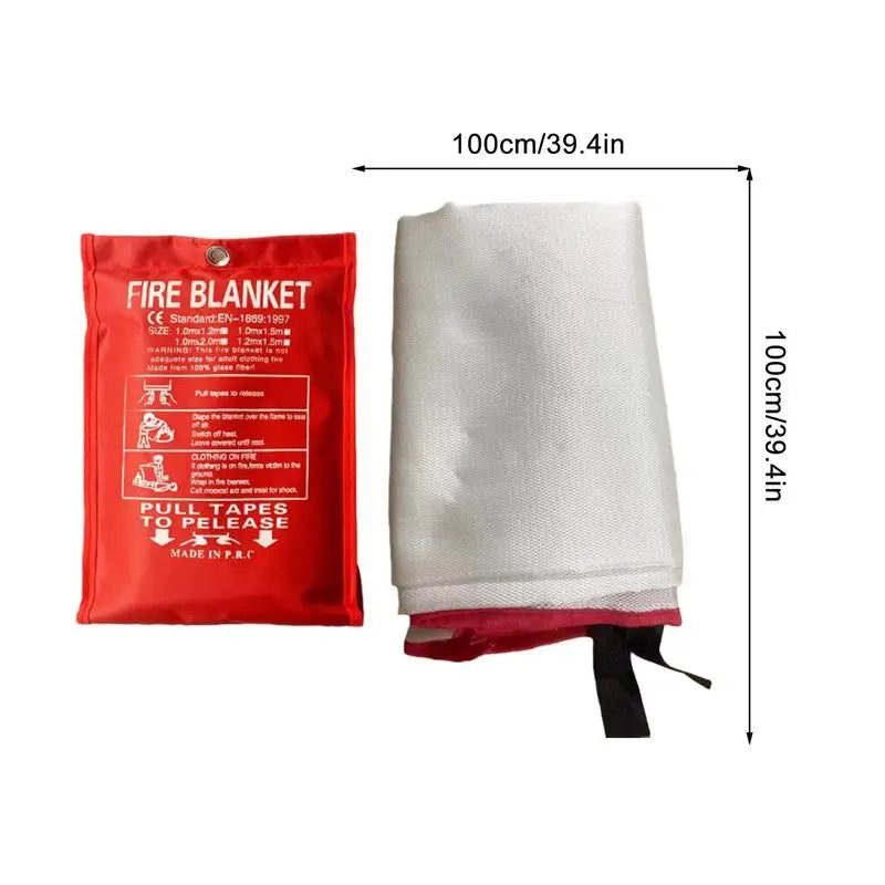 Wellness Interior Fibreglass Fireproof Fire Retardant Blanket For Home and Car Product sizes 100 X 100 cm Offers