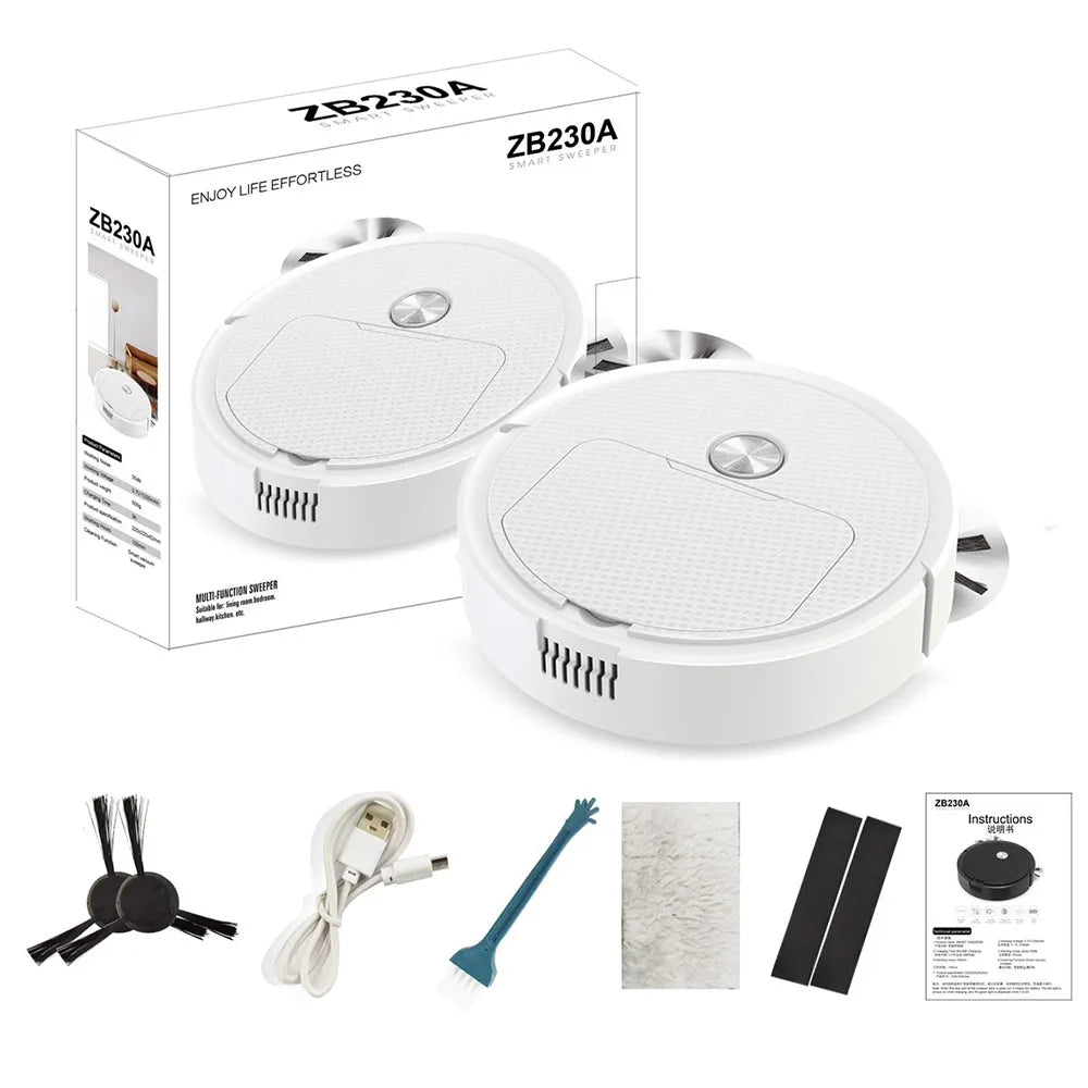 Wellness interior Mini Smart Sweeping Robot – Automatic Floor Cleaner - White Colour Offers All part