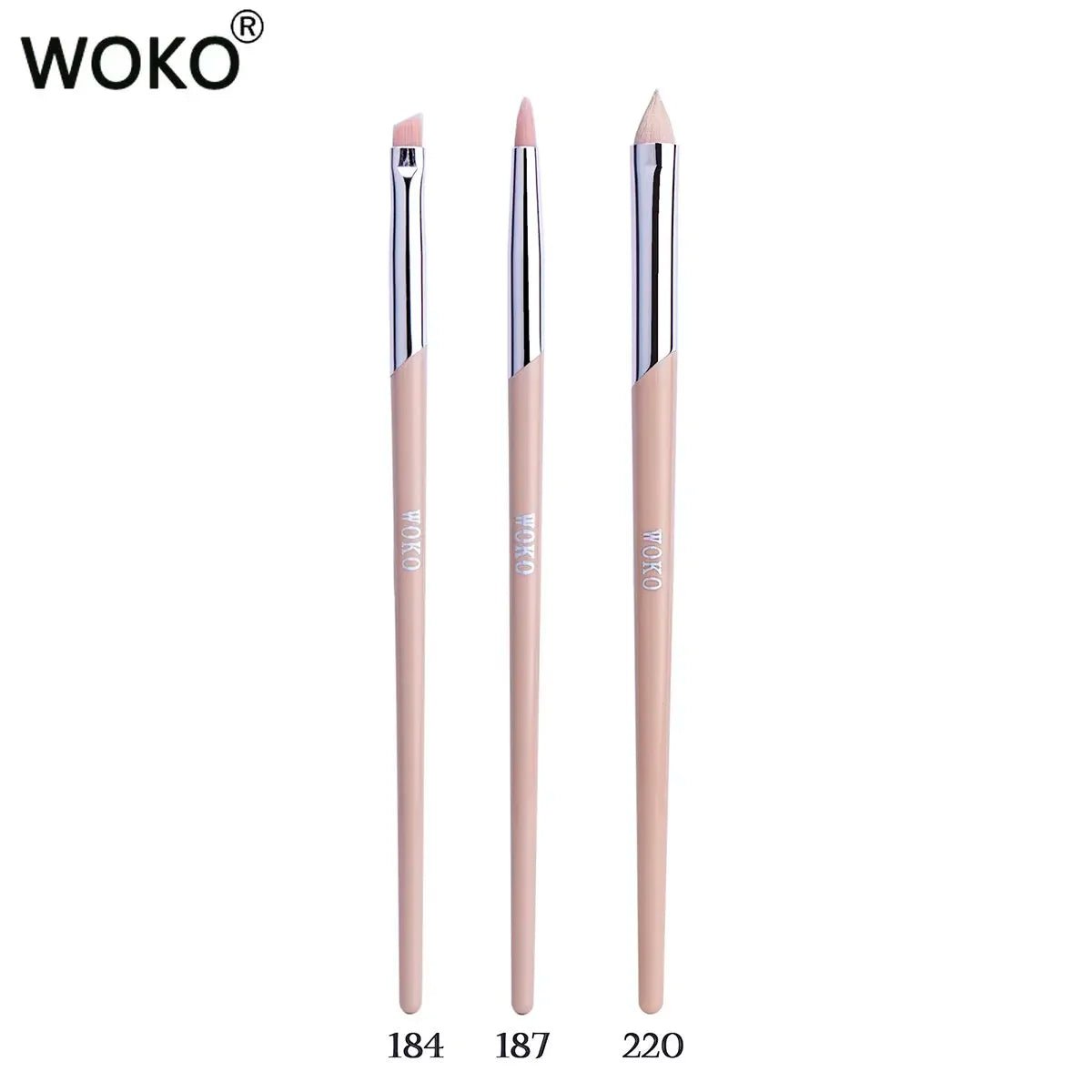 Wellness Makeup Brush Face Contour Blush Eyeshadow. Brush Numbers 184, 187, 220 offers look