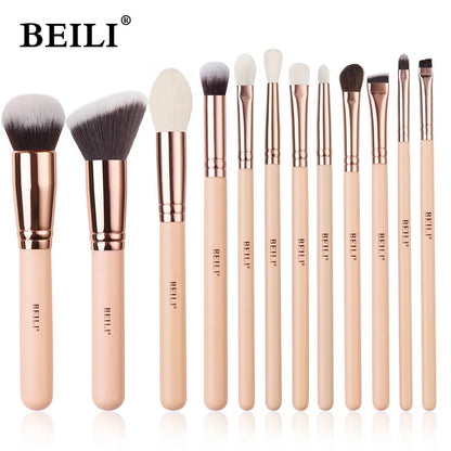 Wellness Pink Makeup Brushes 12 Brush offers Picture show all brushes in line second set