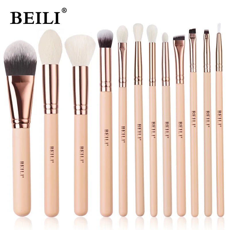 Wellness Pink Makeup Brushes 12 Brush offers Picture show all brushes in line third set