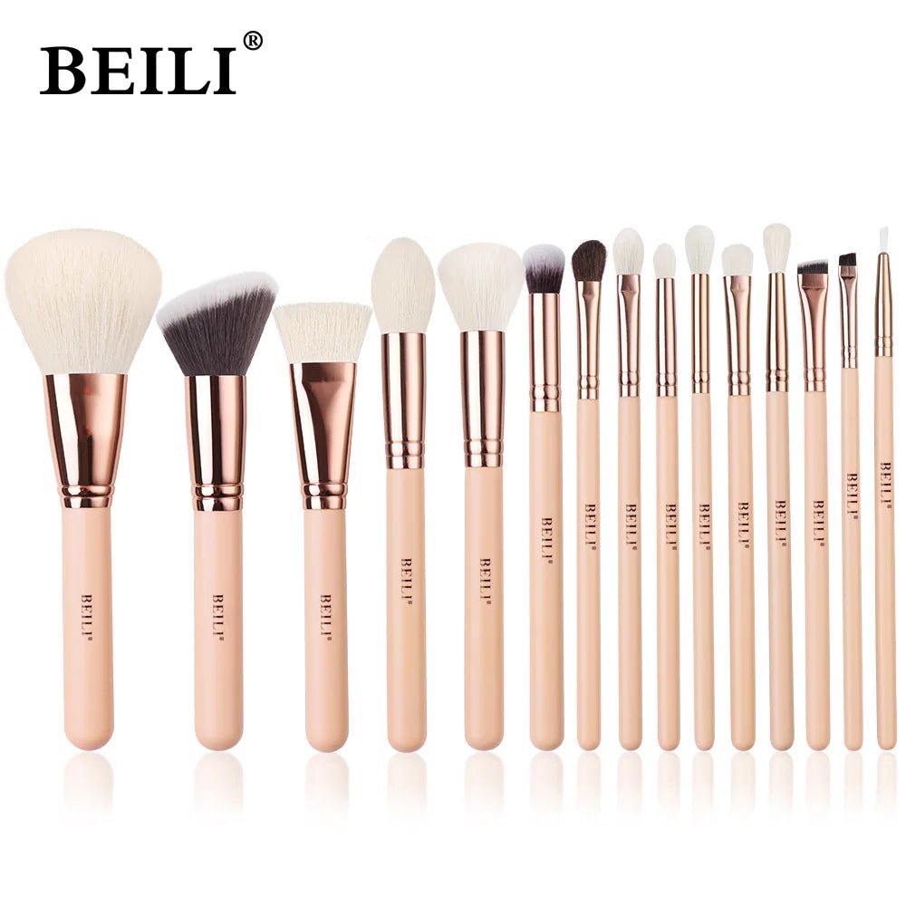 Wellness Pink Makeup Brushes 15 Brush offers Picture show all brushes in line first set offers